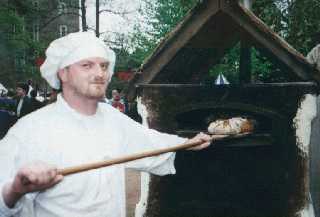 Frisches Brot vom Baecker